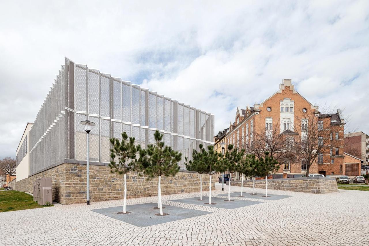 Kuenstlerzimmer Im Kulturhaus Haeselburg Gera Eksteriør bilde